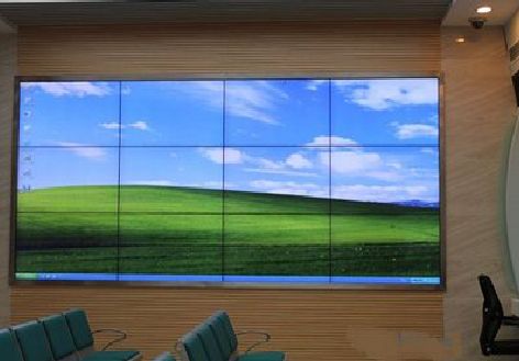 耒阳市液晶拼接屏的另类用法。